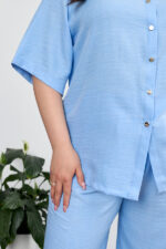 Комплект 26.2931 лен, цвят Светлосин, 52(3XL), 54(4XL), 56(5XL) - Image 4