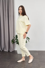 Set 26.1553 tricot dublu, culoare Banană, 42(S), 44(M), 46(L) - Image 3