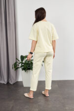 Set 26.1553 tricot dublu, culoare Banană, 42(S), 44(M), 46(L) - Image 2