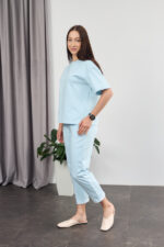 Set 26.1553 tricot dublu, culoare Albastru cer, 42(S), 44(M), 46(L) - Image 2