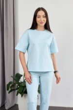 Set 26.1553 tricot dublu, culoare Albastru cer, 42(S), 44(M), 46(L) - Image 4