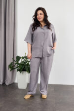 Костюм 26.2931 с.б Льон, колір Темно сірий, 52(3XL), 54(4XL), 56(5XL)