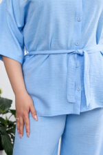 Комплект 26.2656 лен, цвят Светлосин, 48(XL), 50(XXL), 52(3XL) - Image 6