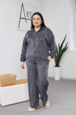 Set 26.2824 piele întoarsă subțire, culoare Grafit, 46(L), 48(XL), 50(XXL)