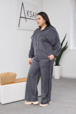 Set 26.2824 piele întoarsă subțire, culoare Grafit, 46(L), 48(XL), 50(XXL) - Image 3
