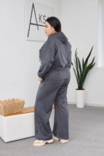 Set 26.2824 piele întoarsă subțire, culoare Grafit, 46(L), 48(XL), 50(XXL) - Image 2