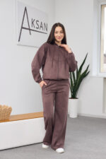 Set 26.2824 piele întoarsă subțire, culoare Cacao, 40(XS), 42(S), 44(M)