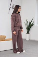 Set 26.2824 piele întoarsă subțire, culoare Cacao, 40(XS), 42(S), 44(M) - Image 3