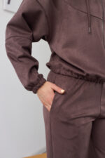 Set 26.2824 piele întoarsă subțire, culoare Cacao, 40(XS), 42(S), 44(M) - Image 5