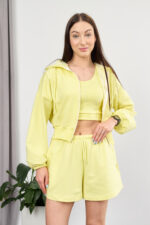Set 26.2956 two-thread knit fabric, color Lemon, 40(XS) - 42(S), 44(M) - 46(L)