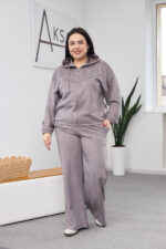 Komplet 26.2824 cienki zamsz, kolor Ciemnoszary, 46(L), 48(XL), 50(XXL)