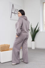 Komplet 26.2824 cienki zamsz, kolor Ciemnoszary, 46(L), 48(XL), 50(XXL) - Image 2