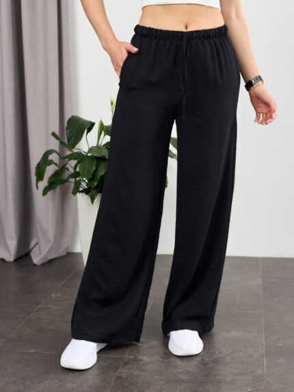 Панталони 26.2970 американски креп, цвят Черен, 40(XS), 42(S), 44(M)