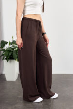 Pantaloni 26.2970 crep american, culoare Ciocolata inchisa, 40(XS), 42(S), 44(M) - Image 3