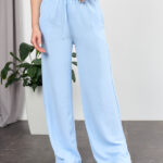 Pants 26.2970 American crepe, color Light blue, 40(XS), 42(S), 44(M)