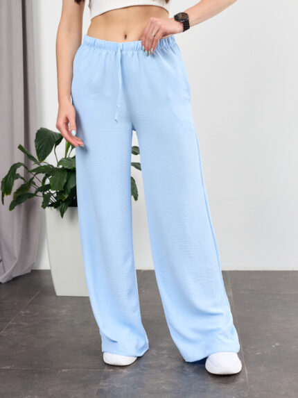 Панталони 26.2970 американски креп, цвят Светлосин, 40(XS), 42(S), 44(M)