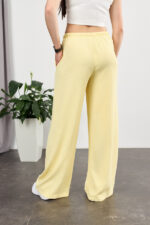 Pantaloni 26.2970 crep american, culoare Banană, 40(XS), 42(S), 44(M) - Image 2