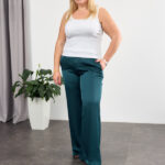 Hosen 26.2964 Double-Armani-Seide, Farbe Smaragd, 48(XL), 50(XXL), 52(3XL)