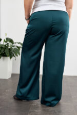 Панталони 26.2964 double Armani шовк, цвят Изумруден, 48(XL), 50(XXL), 52(3XL) - Image 2