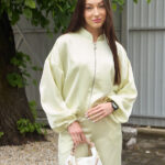 Костюм 26.2947 н Дабл Армані шовк, колір Лимонний, 40(XS), 42(S), 44(М)