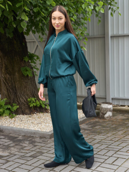 Комплект 26.2947 double Armani шовк, цвят Изумруден, 40(XS), 42(S), 44(M)