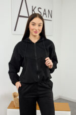 Set 26.2824 dünnes Wildleder, Farbe Schwarz, 40(XS), 42(S), 44(M) - Image 5