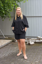 Set 26.2957 gecrashte Baumwolle, Farbe Schwarz, 46(L), 48(XL), 50(XXL)