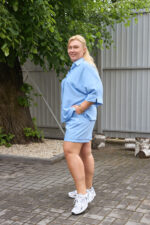 Set 26.2957 gecrashte Baumwolle, Farbe Hellblau, 46(L), 48(XL), 50(XXL) - Image 3