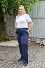 Hosen 26.2964 Double-Armani-Seide, Farbe Dunkelblau, 48(XL), 50(XXL), 52(3XL)
