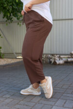 Hosen 26.2971 amerikanischer Krepp, Farbe Schokolade , 54(4XL), 56(5XL), 58(6XL) - Image 3