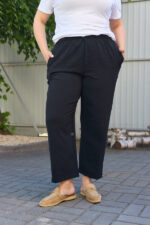 Hosen 26.2971 amerikanischer Krepp, Farbe Schwarz, 54(4XL), 56(5XL), 58(6XL) - Image 3