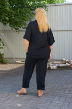 Костюм 26.2973 б Американський креп, колір Чорний, 48(XL), 50(ХХL), 52(3XL) - Зображення 2