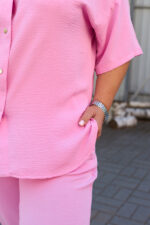 Костюм 26.2973 б Американський креп, колір Рожевий, 48(XL), 50(ХХL), 52(3XL) - Зображення 5