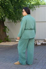 Костюм 26.2928 б Американський креп, колір Оливка, 48(XL), 50(ХХL), 52(3XL) - Зображення 2