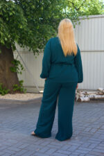 Костюм 26.2928 б Американський креп, колір Смарагдовий, 48(XL), 50(ХХL), 52(3XL) - Зображення 2