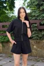 Set 26.2977 two-thread knit fabric, color Black, 40(XS), 42(S), 44(M) - Image 4
