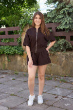 Set 26.2977 Zweifaden-Strickstoff, Farbe Dunkle Schokolade, 40(XS), 42(S), 44(M)