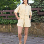 Set 26.2977 Zweifaden-Strickstoff, Farbe Banane, 40(XS), 42(S), 44(M)