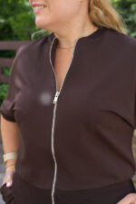 Komplet 26.2977 dzianina dresowa dwunitkowa, kolor Ciemna czekolada, 48(XL), 50(XXL), 52(3XL) - Image 3