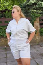 Komplet 26.2977 dzianina dresowa dwunitkowa, kolor Melanż, 48(XL), 50(XXL), 52(3XL) - Image 6