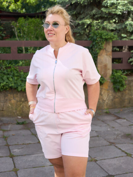 Комплект 26.2977 двуконечен трикотаж, цвят Нежно розов, 48(XL), 50(XXL), 52(3XL)
