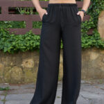 Hosen 26.2980 Leinen, Farbe Schwarz, 40(XS), 42(S), 44(M)