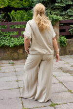 Set 26.2961 gestreiftes Leinen, Farbe Latte, 46(L), 48(XL), 50(XXL) - Image 2