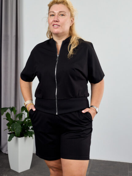 Комплект 26.2977 двуконечен трикотаж, цвят Черен, 48(XL), 50(XXL), 52(3XL)