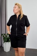 Set 26.2977 Zweifaden-Strickstoff, Farbe Schwarz, 48(XL), 50(XXL), 52(3XL) - Image 6