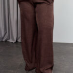 Панталони 26.2980 лен, цвят Тъмен шоколад, 46(L), 48(XL), 50(XXL)