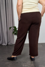 Pants 26.2971 American crepe, color Dark chocolate, 54(4XL), 56(5XL), 58(6XL) - Image 2