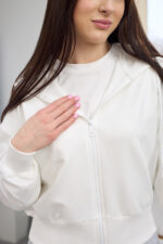 Sweatshirt 26.2003 Zweifaden-Strickstoff, Farbe Milchweiß, 42(S), 44(M), 46(L) - Image 4