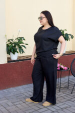 Костюм 26.2664 с.б Льон, колір Чорний, 54(4XL), 56(5XL), 58(6XL) - Зображення 2