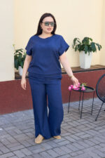 Костюм 26.2664 с.б Льон, колір Джинсовий, 54(4XL), 56(5XL), 58(6XL)